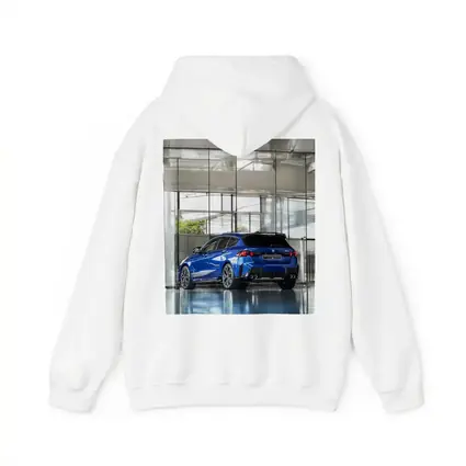 BMW M135 Blue Hatchback Indoor Showroom