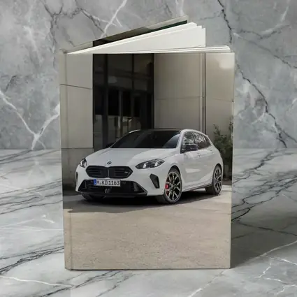 BMW M135 xDrive White Urban Setting