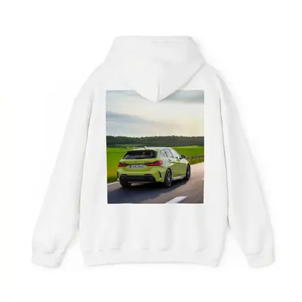 BMW M135i Green Hatchback On Open Road