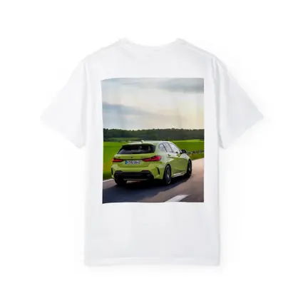 BMW M135i Green Hatchback On Open Road