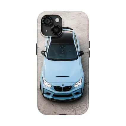 BMW M2 Aerial View Baby Blue