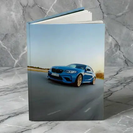 BMW M2 Blue Coupe On Open Track