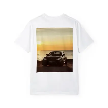 BMW M2 Black Car Sunset Ocean