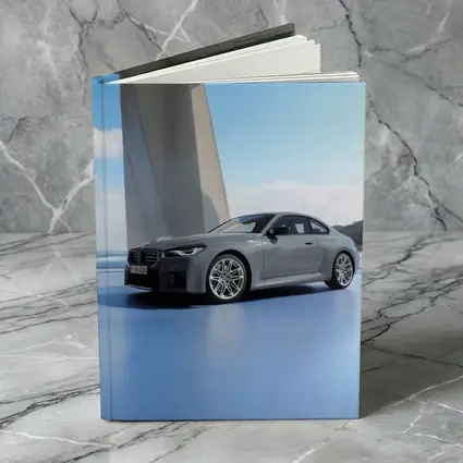 BMW M2 Coupe Gray Coastal Architecture Setting