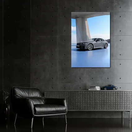 BMW M2 Coupe Gray Coastal Architecture Setting