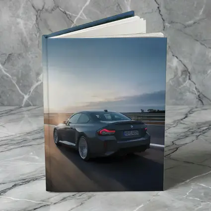 BMW M2 Coupe Gray Highway Sunset Drive