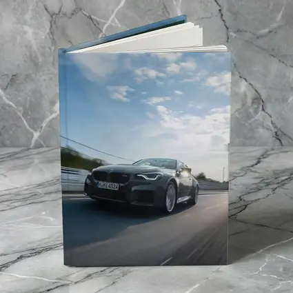 BMW M2 Coupe Gray On Race Track