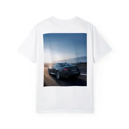 BMW M2 Coupe Gray Highway Sunset Drive