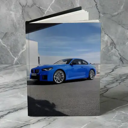 BMW M2 Coupe Blue Parked Outdoor Setting