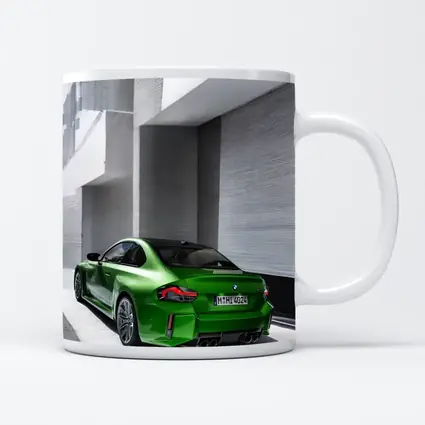 BMW M2 Green Coupe Urban Street Shot