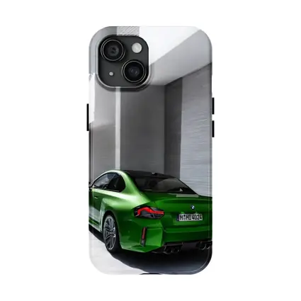 BMW M2 Green Coupe Urban Street Shot