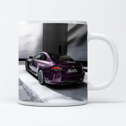BMW M2 Coupe Purple Urban Parking Garage
