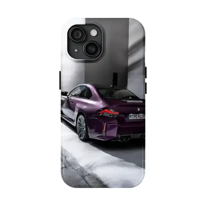 BMW M2 Coupe Purple Urban Parking Garage