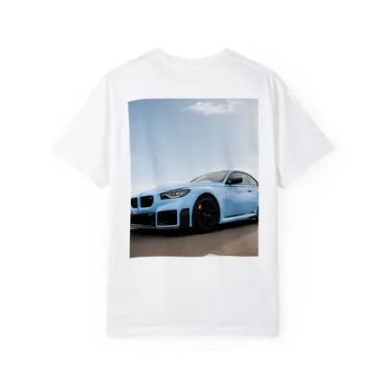 BMW M2 Light Blue On Open Road