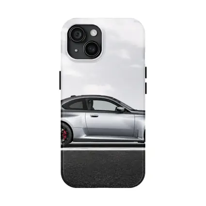 BMW M2 Coupe Silver Side Profile Shot