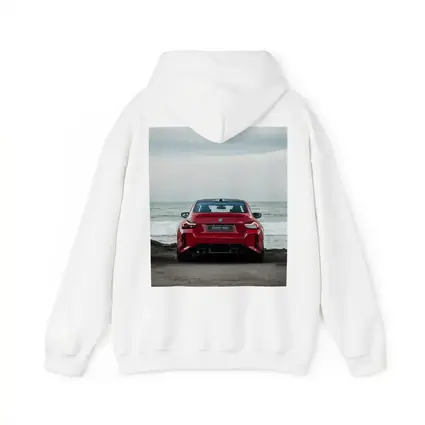 BMW M2 Red Rear Ocean Shore