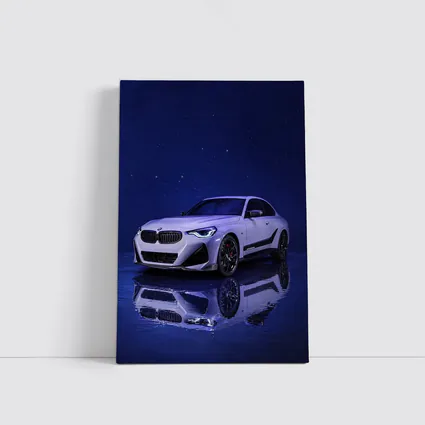 BMW M240i Coupe Under Starry Night Sky