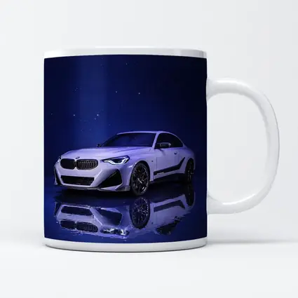 BMW M240i Coupe Under Starry Night Sky