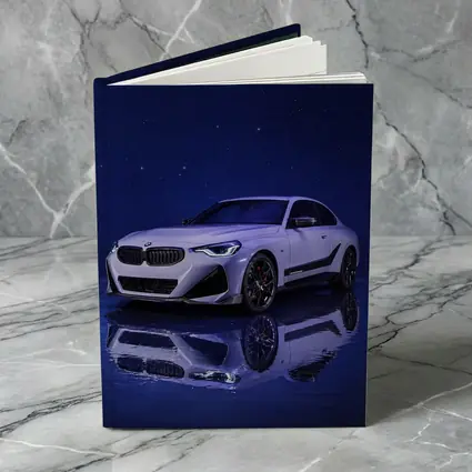 BMW M240i Coupe Under Starry Night Sky