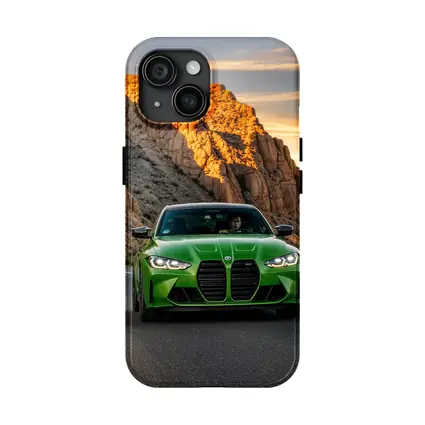 BMW M3 Green Canyon Desert Road Drive