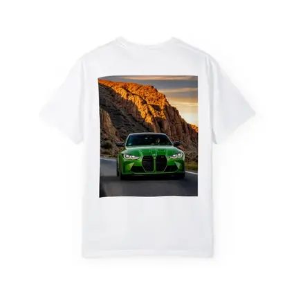 BMW M3 Green Canyon Desert Road Drive