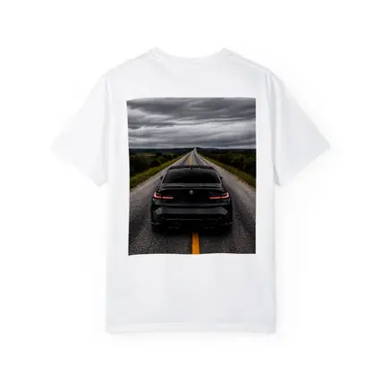 BMW M3 Black Rear Open Road