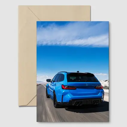 BMW M3 Touring Blue Mountain Highway Drive