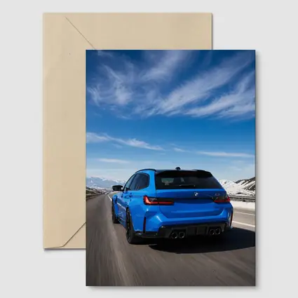BMW M3 Touring Blue Mountain Highway Drive