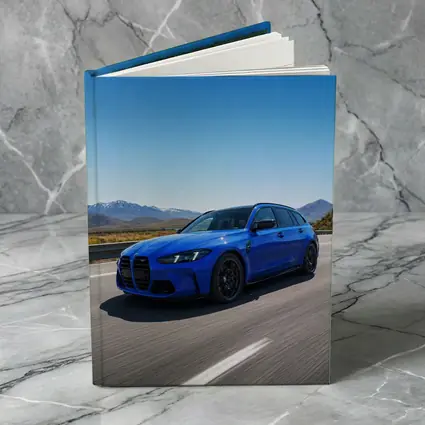 BMW M3 Touring Blue Highway Mountain Drive