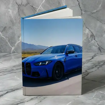 BMW M3 Touring Blue Highway Mountains Drive