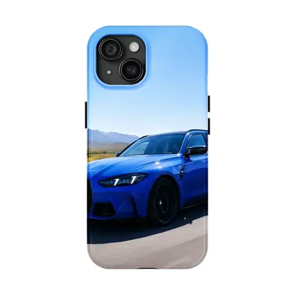 BMW M3 Touring Blue Highway Mountains Drive