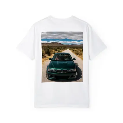 BMW M3 E46 Green Desert Road Drive