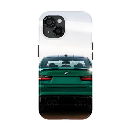 BMW M3 Green Rear View Showroom