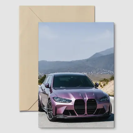 BMW M3 Purple Mountain Road Scenic Drive