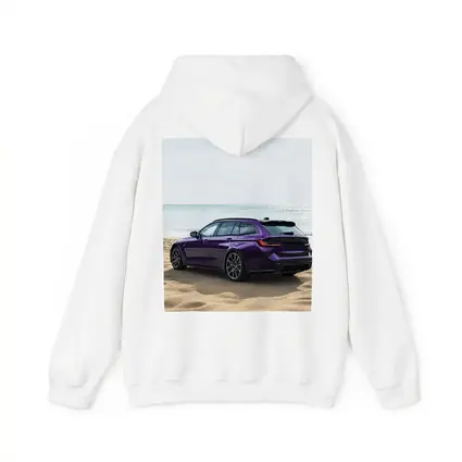 BMW M3 Touring Wagon Purple Beach Shore