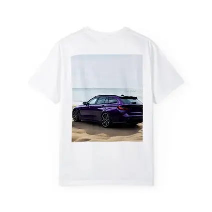 BMW M3 Touring Wagon Purple Beach Shore