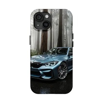 BMW M3 Parked In Misty Forest