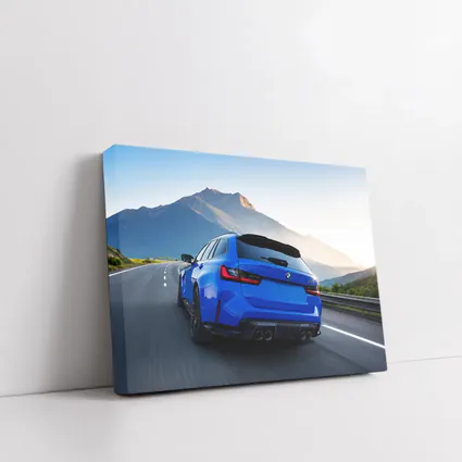 BMW M3 Touring Blue Mountain Road Drive