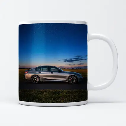 BMW M340i Gray Sedan Starry Night