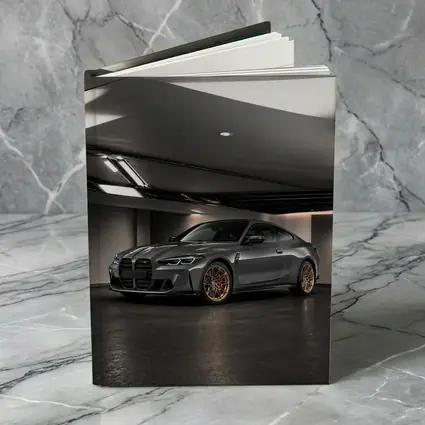 BMW M4 Gray Coupe Indoor Garage Shot