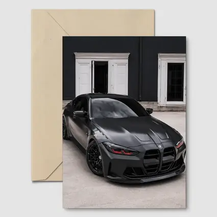 BMW M3 Black Devil Matte Dark Street