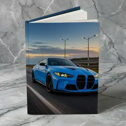 BMW M4 CS Riviera Blue Highway Drive