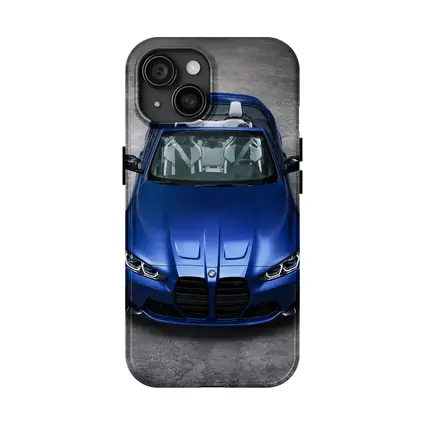 BMW M4 Cabriolet Blue Studio Shot