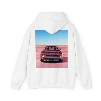BMW M4 Convertible Rear Pink Wall