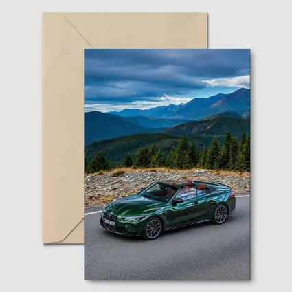 BMW M4 Convertible Green Mountain Road