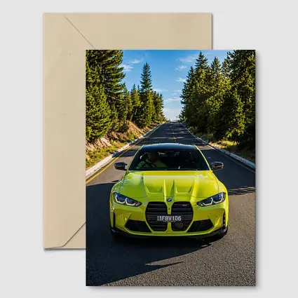 BMW M4 Competition Coupe Forest Road