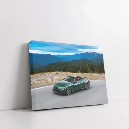 BMW M4 Convertible Green Mountain Road