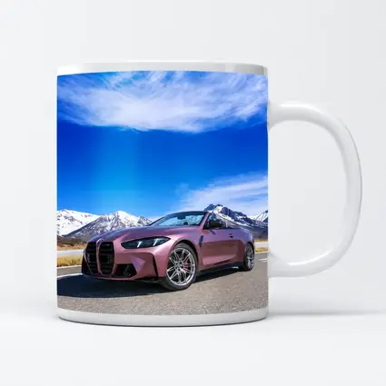BMW M4 Convertible Snow Mountain Road