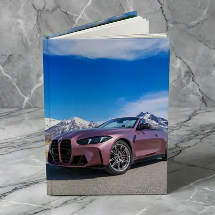 BMW M4 Convertible Snow Mountain Road