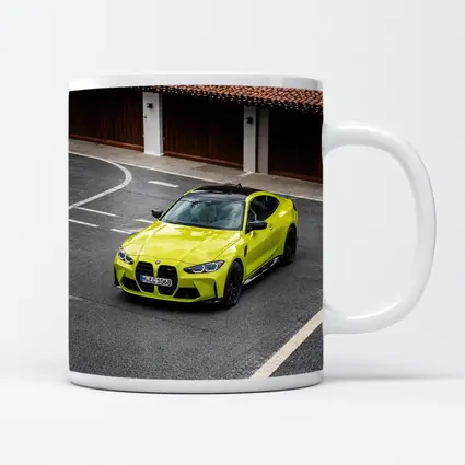 BMW M4 Coupe Acid Yellow Street